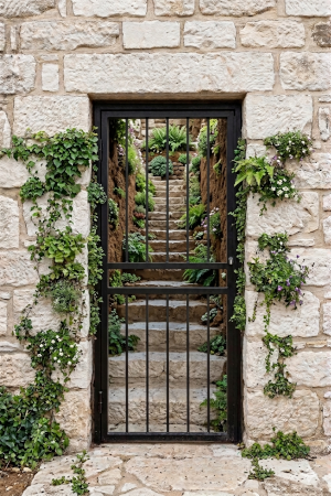 Iron door