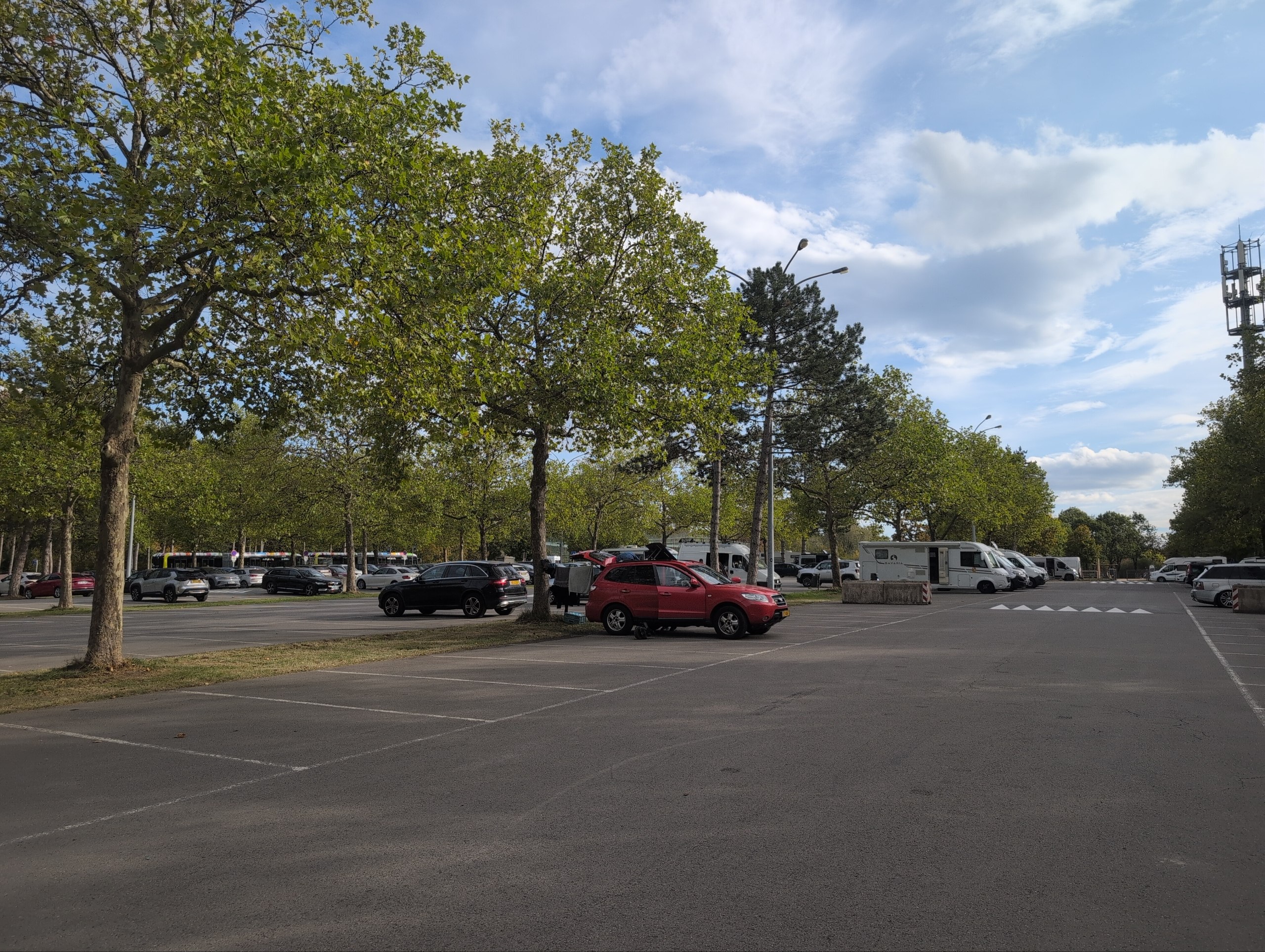 Luxemburg parkeer terrein